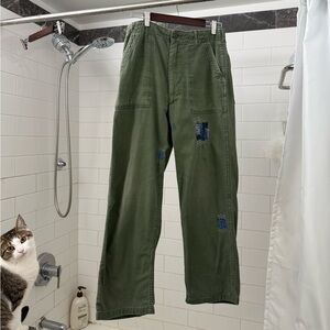 Remake Vintage Military Baker Pants 32x31 og107